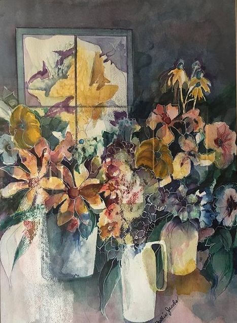 Flowers on Windowsill